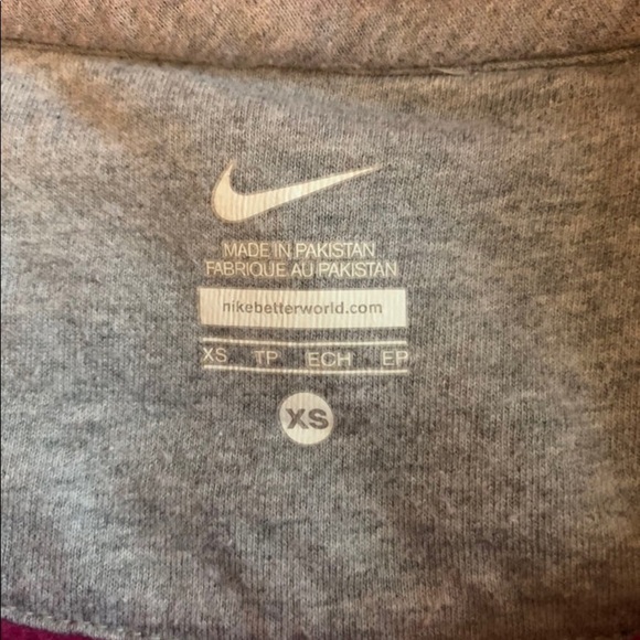 Dark Pink Nike Hoodie - Picture 5 of 5